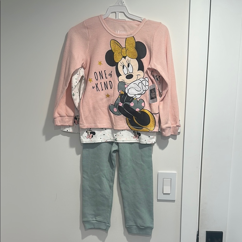 Disney Minnie Mouse Pink and Green Kids Set